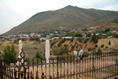 The town had many cemeteries, one for each religion and occupation.